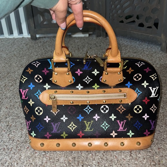 Louis Vuitton Murakami Noir Alma PM Handbag - Picture 2 of 8